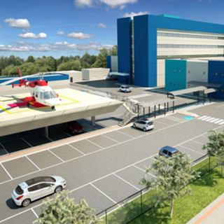 Hospital de Urgência e Emergência Porto Velho - RO 17.370,73 m² Projeto Hidráulico e Prevenção Contra Incêndio por Hidrantes e Extintores